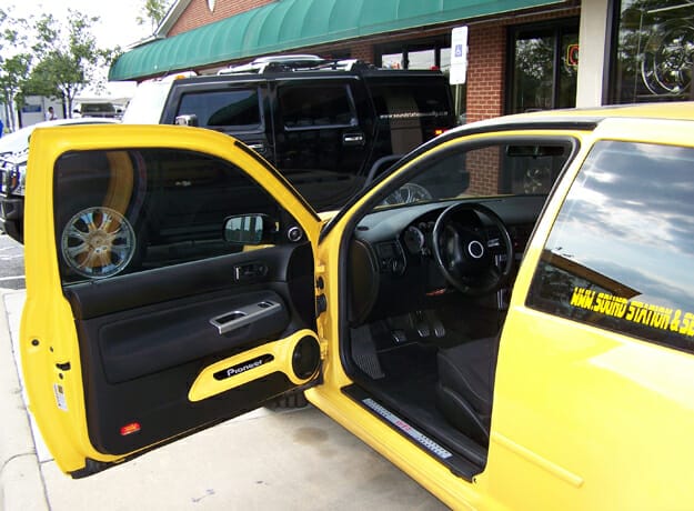 VW Car Door Open