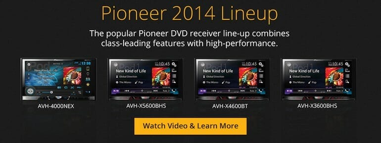 Pioneer 2014 DVD Receivers
