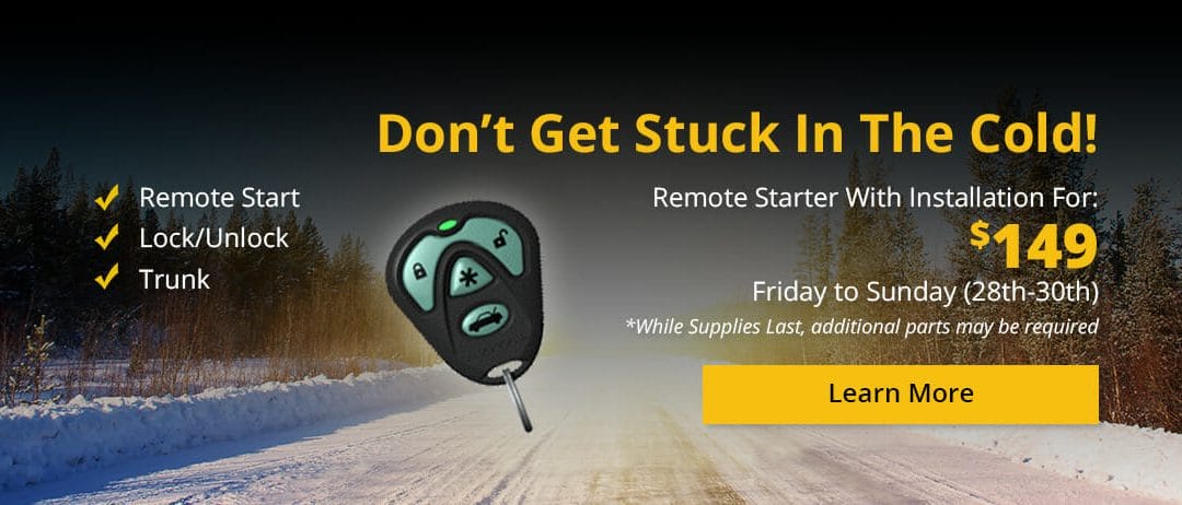 Remote Starter & Installation for $199