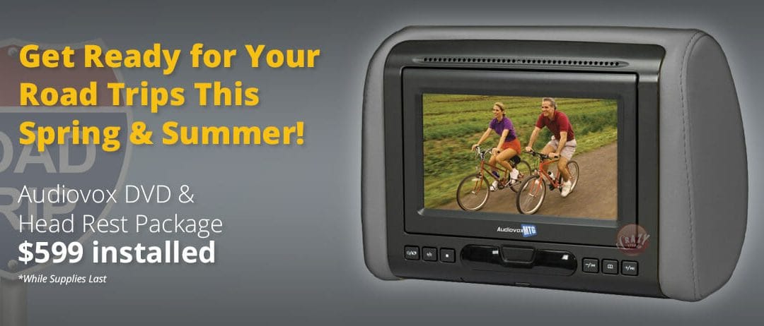 Audiovox DVD & Head Rest Package for $599