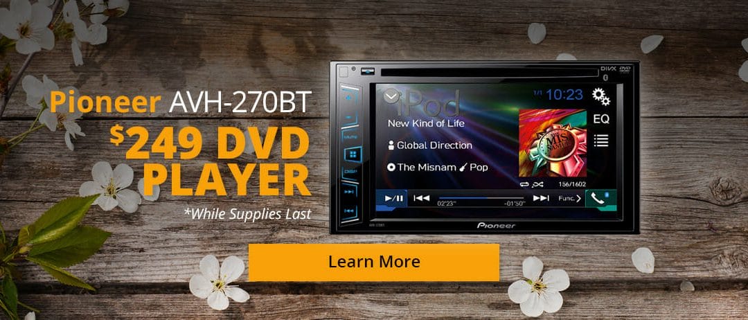 Pioneer AVH-270BT DVD Player for $249