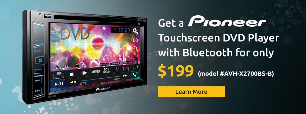 Pioneer Touchscreen DVD Player